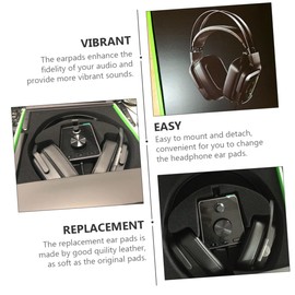 Gatuida 2pcs Replacement Earpads for Headphones Soft Ear Pads for Enhanced and Noise Isolation Comfortable Fit for Gaming and Music Use