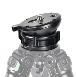 SWFOTO LB-68 Leveling Base, Low Center of Gravity, Aluminum Alloy, Maximum Load 22.0 lbs (10 kg)