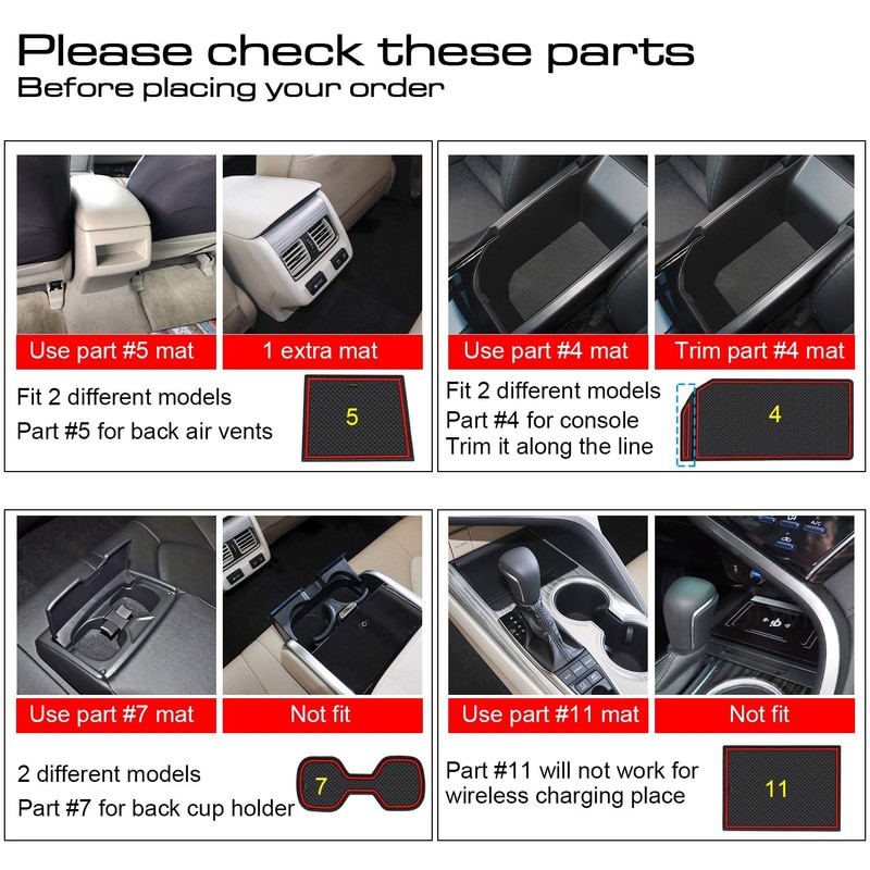 REMOCH for Toyota Camry Accessories 2018 2019 2020 2021 2022