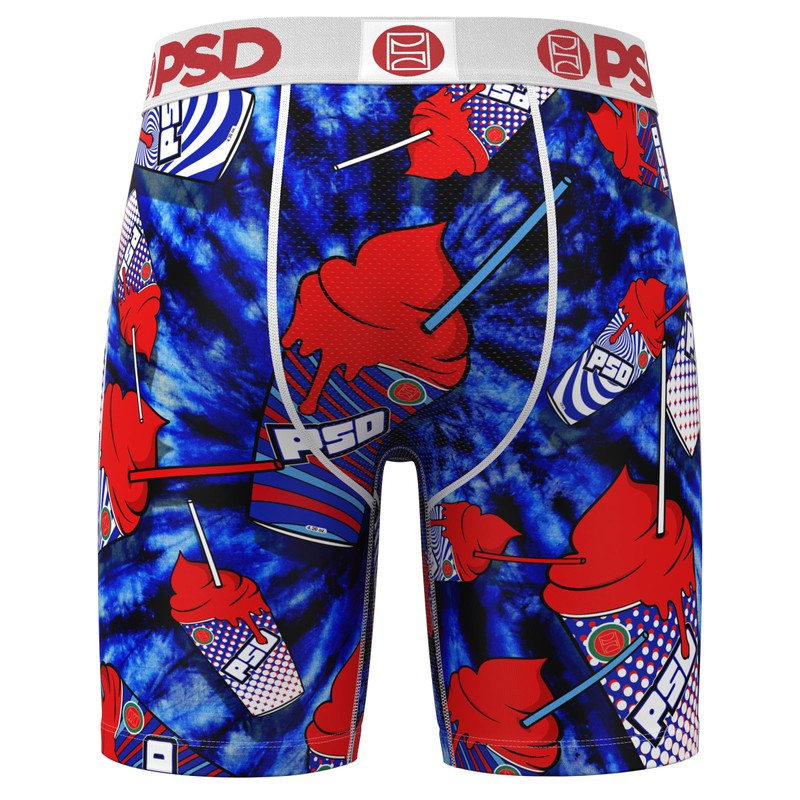 PSD Men's Slurp Boxer Briefs, Multi, XL