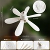 Ceiling Fan Light, E26 Base, Three Color Temperatures, Stepless Dimming,