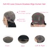 Highlight Ombre 4/27 Human Hair Wear and Go Glueless Wigs