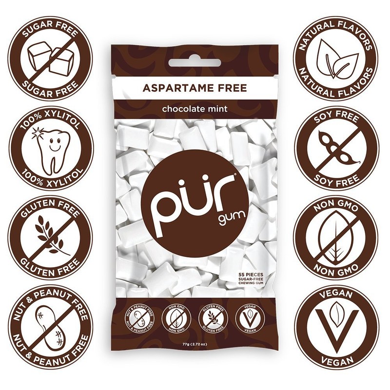 Pur Gum Variety Pack - Cool Mint, Chocolate Mint, Cinnamon