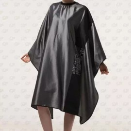 한글 미용가운 커트보 고리 파마 컷헤어트보 셀프 용품 커트 망토 컷트 [그레이] Korean Beauty Gown Cutting Cape Haircut Self Supplies Cutting Cloak Cut [Gray]