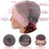 30 Inch 99J Burgundy Lace Front Wigs Human Hair 13x4