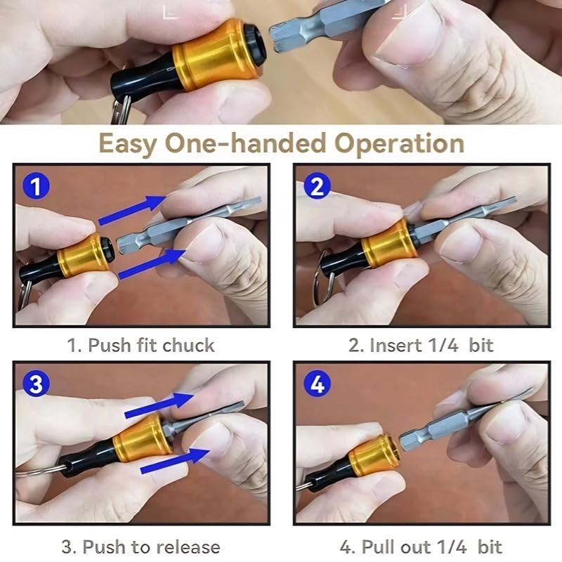 Drill Bit Holder, Extension Bar Drill Screw Bit Holder Key