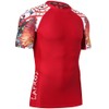 LAFROI Men's Short Sleeve UPF 50+ Baselayer Skins Compression Rash