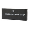 2x2 HD Multimedia Interface Splitter 4K 60Hz 2 In 2