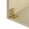 24 PCS L-Shaped Brackets,Furniture Cabinet Hardware Corner Braces,Zinc-Plated Angle Brackets
