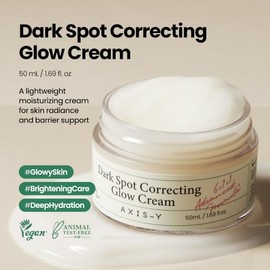 AXIS-Y Crema Correctora de Manchas Luminosas - Crema Hidratante y Brillante para la Cara con 2% de Alfa-Arbutin, 5% de Niacinamida y Ceramida - Cuidad