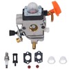 String Trimmer Carburetor Replacement 41801200610 Spark Plug Fuel Filter Gasket