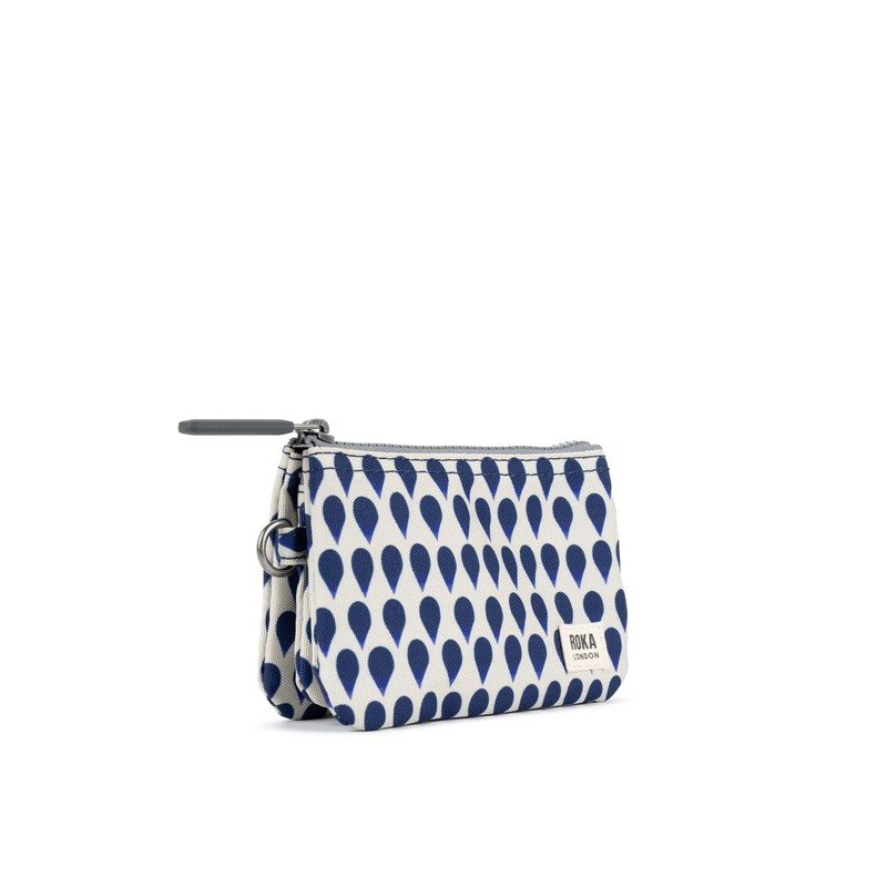 ROKA London Carnaby Small Denim Rain Sustainable Canvas