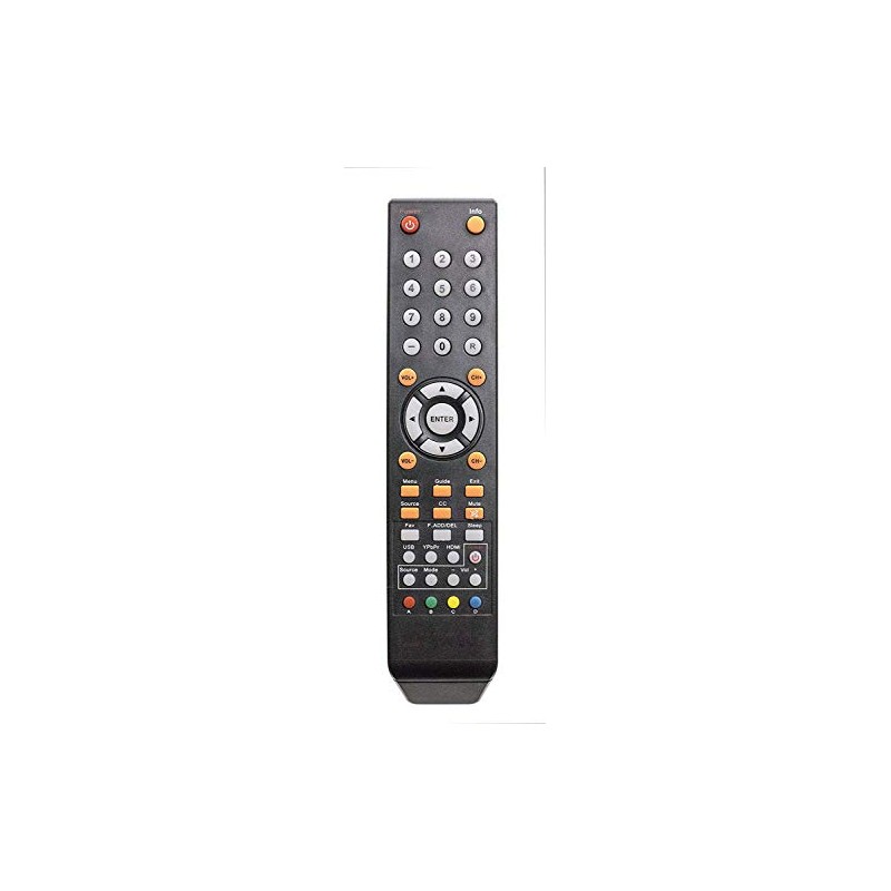New 8142026670003C Remote Control Compatible for Sceptre TV E165BV(WV)-SS, E168BV(WV)-SS,