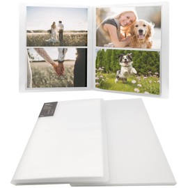RINGSUN Photo Album, 4x6 Photo Keeper Photo Book for Family Wedding School Anniversary, Memory Album Easy to Organize and Display, 80 Pockets