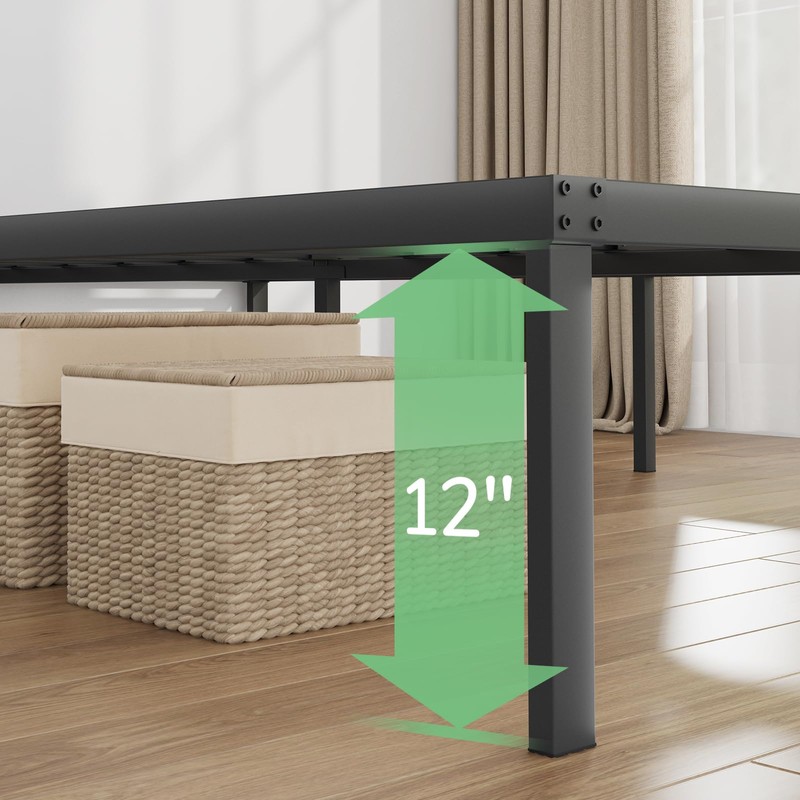 Novilla Full Size Bed Frame, 14 Inch Metal Platform Bed