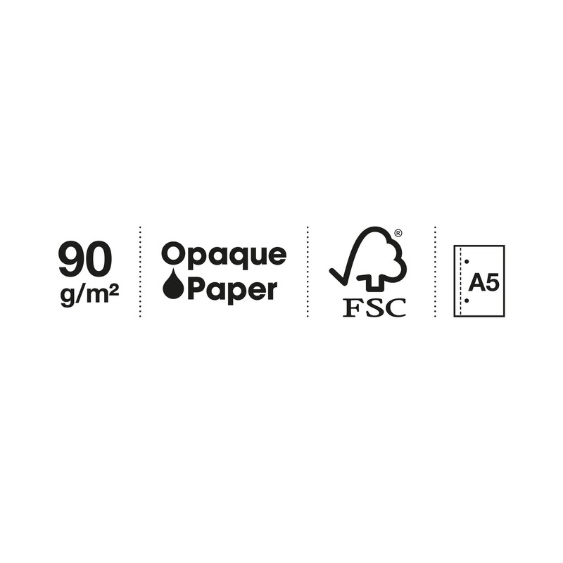 Miquelrius - Notebook A5 Be Eco, 80 Sheets 90 g/m²,