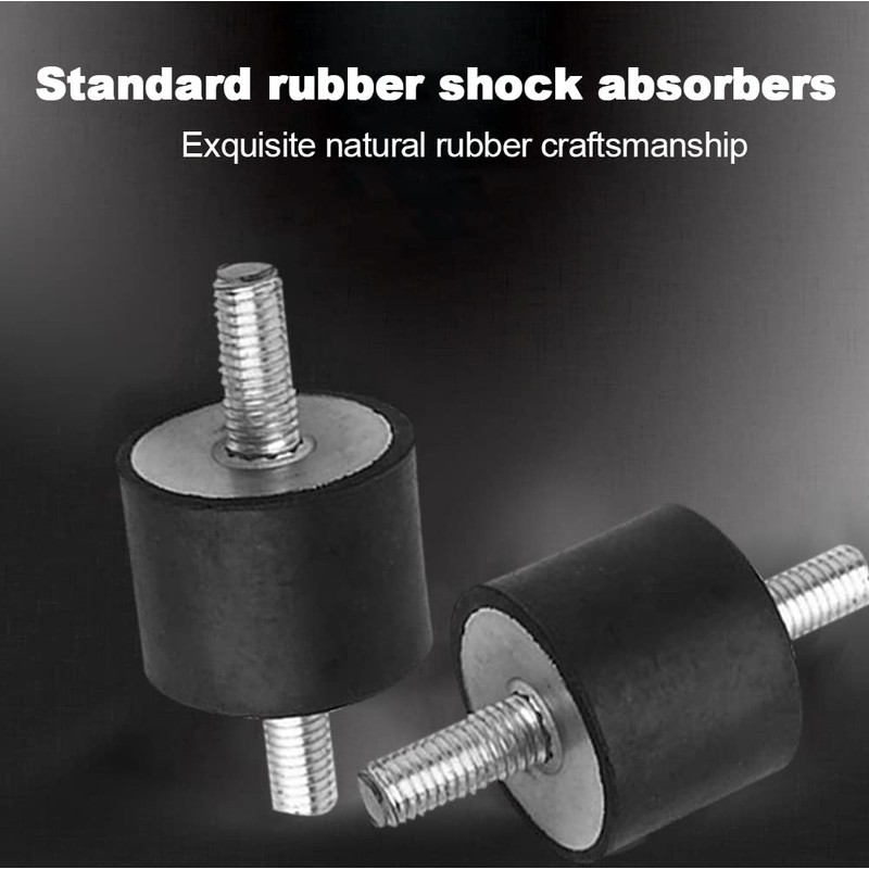 Rubber Shock Absorber Damper, 4Pcs M10 Rubber Anti Vibration Mounts