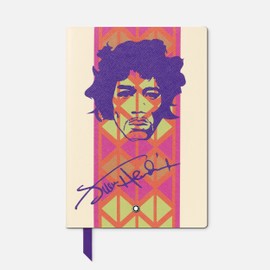 Montblanc Hommage to Great Characters Jimi Hendrix Leather Notebook 96 Sheets/192 Pages 21 x 15 x 1.8 cm 129469