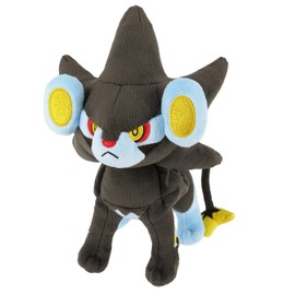 Sanei Boeki PP209 Pokémon All Star Collection Plush Toy, Luxray, Size S, W 5.9 x D 6.9 x H 9.3 in (15 × 17.5 × 23.5 cm)
