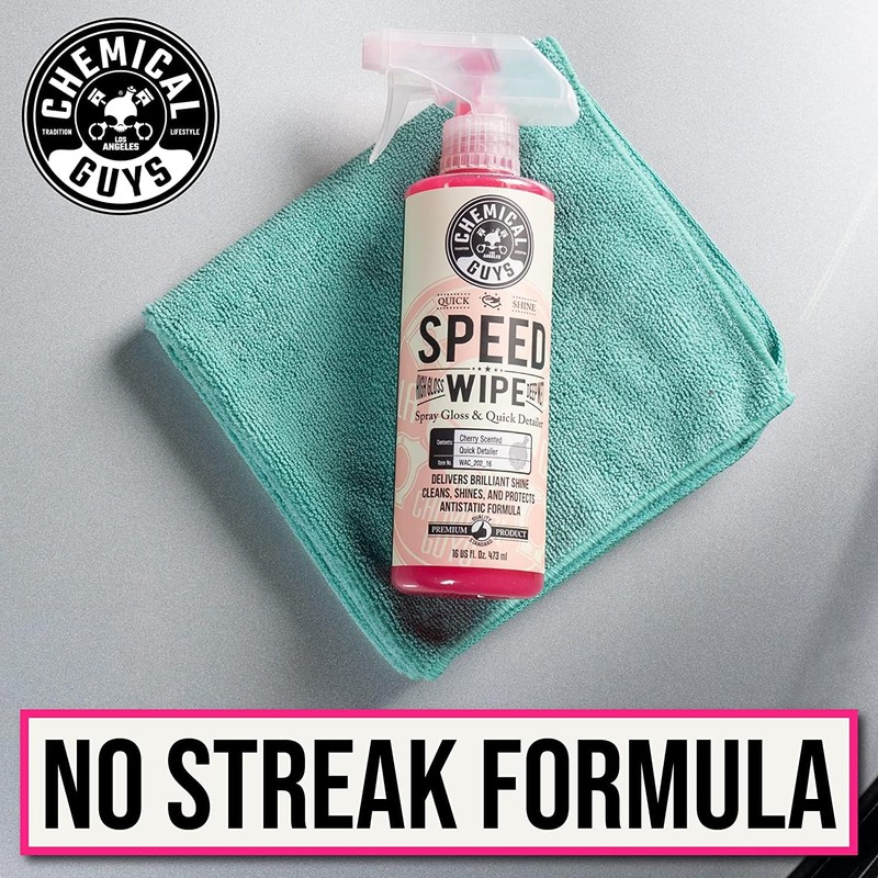 Chemical Guys Speed Wipe Quick Detailer, Safe for Cars, Trucks,
