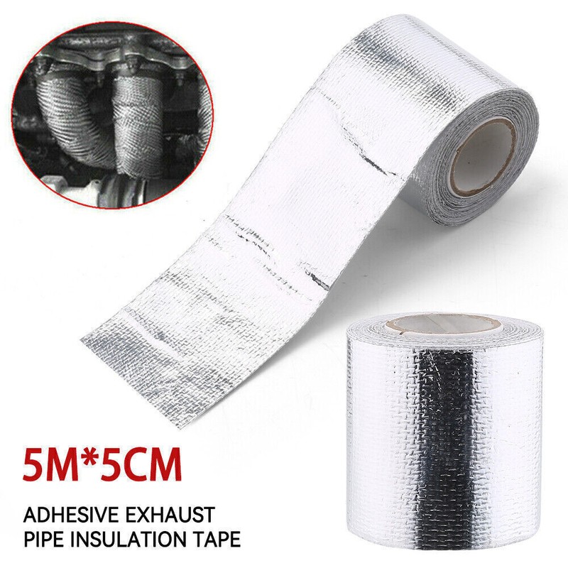 Geartronics 2" x 16' Adhesive Exhaust Header Pipe Wrap Heat