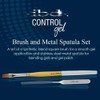 IBD Control Gel Brush and Metal Spatula Pack
