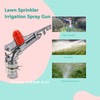 2" Water Spray Gun, Large-Area Irrigation Spray Gun Sprinkler, 360°