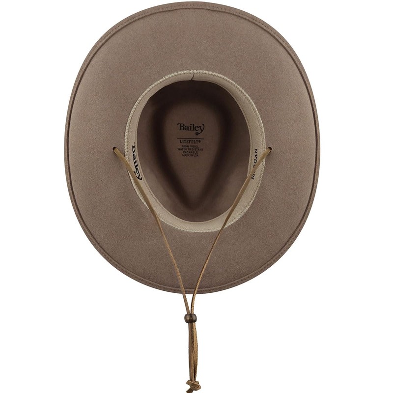 Bailey Western Morgan Outback Hat - Putty/M