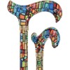 Royal RC Canes Mosaic Stained Adjustable Walking Cane – Stylish