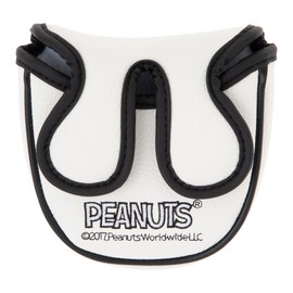 アップラーク ヘッドカバー H-160 パターカバー スヌーピー&ギャラリー(D型) H-160 ホワイト