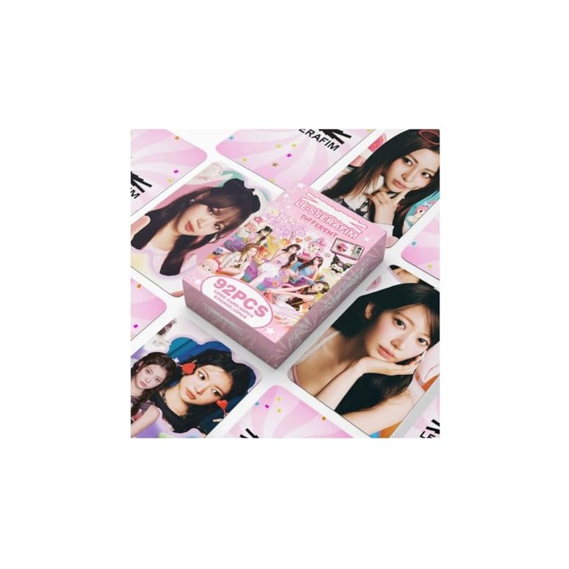 92 Piezas (60 Photocards + 32 Stickers) Kpop (Different) LeSSeraf...