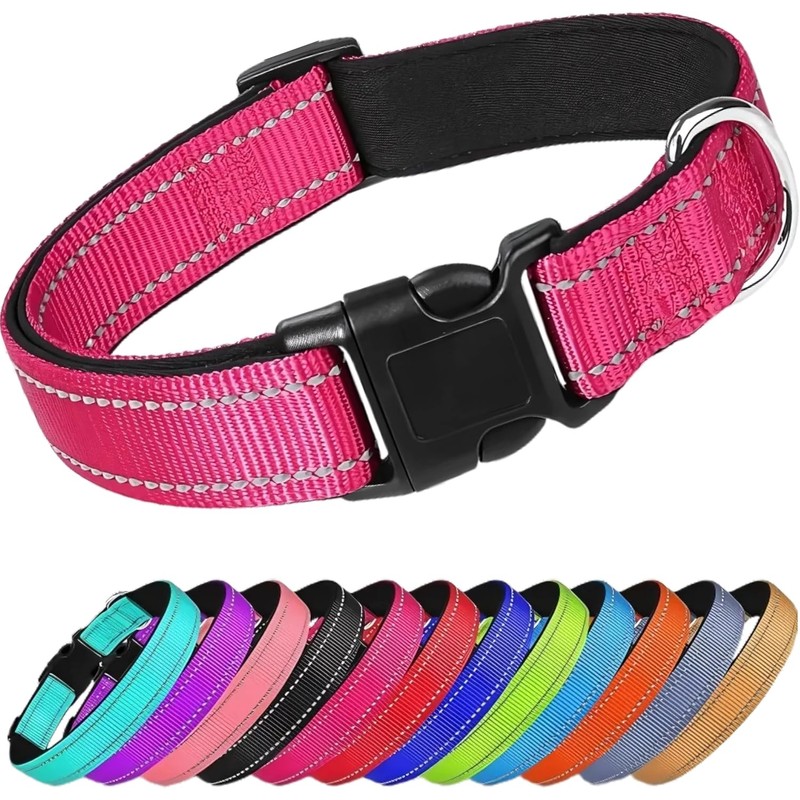 Collar Reflejante para Perro y Gato, Diseño Cómodo, Resistente. Ideal