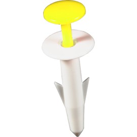 Pop Up Timer; The Original Pop Up Disposable Cooking Thermometer; 138 Degree (Yellow) Small - Pack of 10