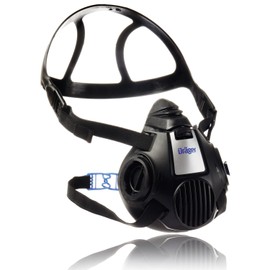 Dräger X-plore 3500 Safety Mask for Construction Work | Dust protection respirator for use with bayonet filters | Size M