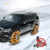 Tire Snow Chains, 6 Pcs, Adjustable, Premium Quality, All Season,