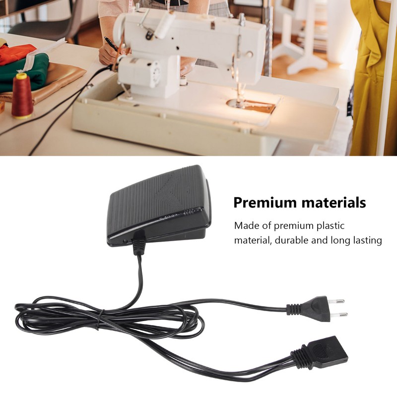 Sewing Machine Foot Pedal with Power Cord Skid Resistance Pad