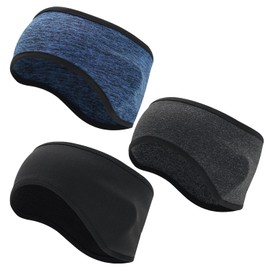 3-Piece Sports Headbands, Women'S Fleece Headbands, Men'S Running Headbands, Winter Ear-Warming Headbands, Multifunctional Earmuffs, Suitable For Running, Hiking, And Cycling