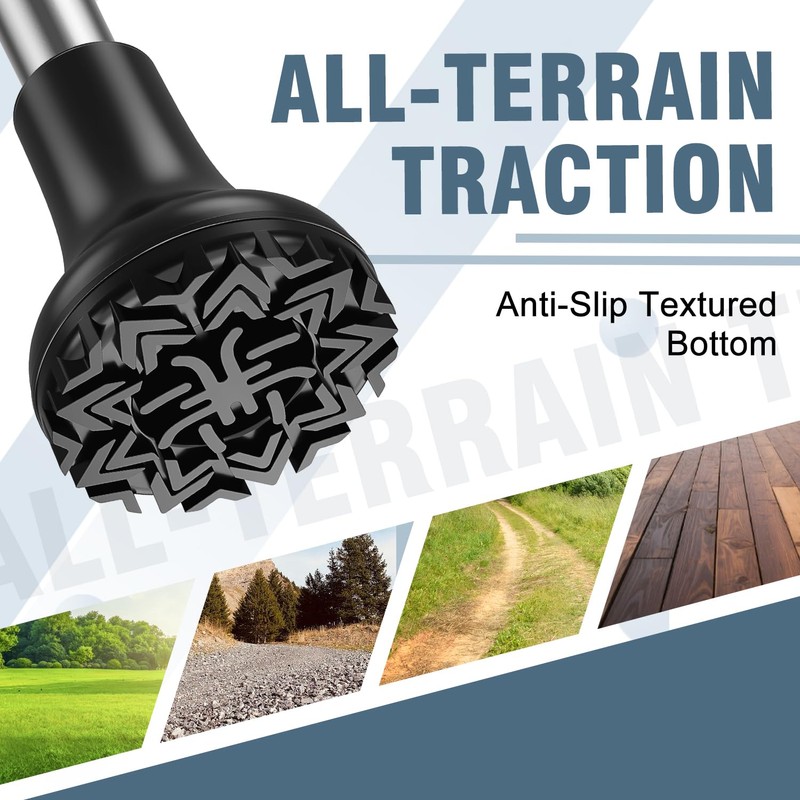 supregear Heavy Duty Rubber Replacement Caps for Hiking and Trekking