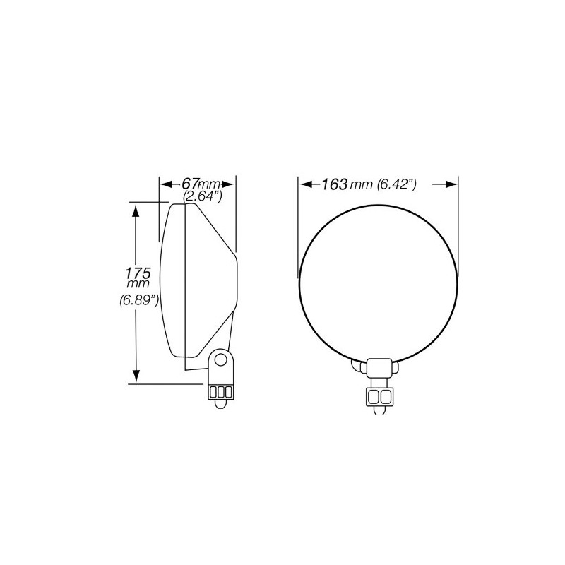 Hella H13750601 500 Driving Lamp Kit