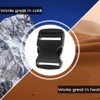 2 Inch Thick Military Grade Black Plastic Buckles - Quick