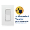 Leviton Antimicrobial 15 Amp 120/277V Decora Rocker 3-Way AC Quiet