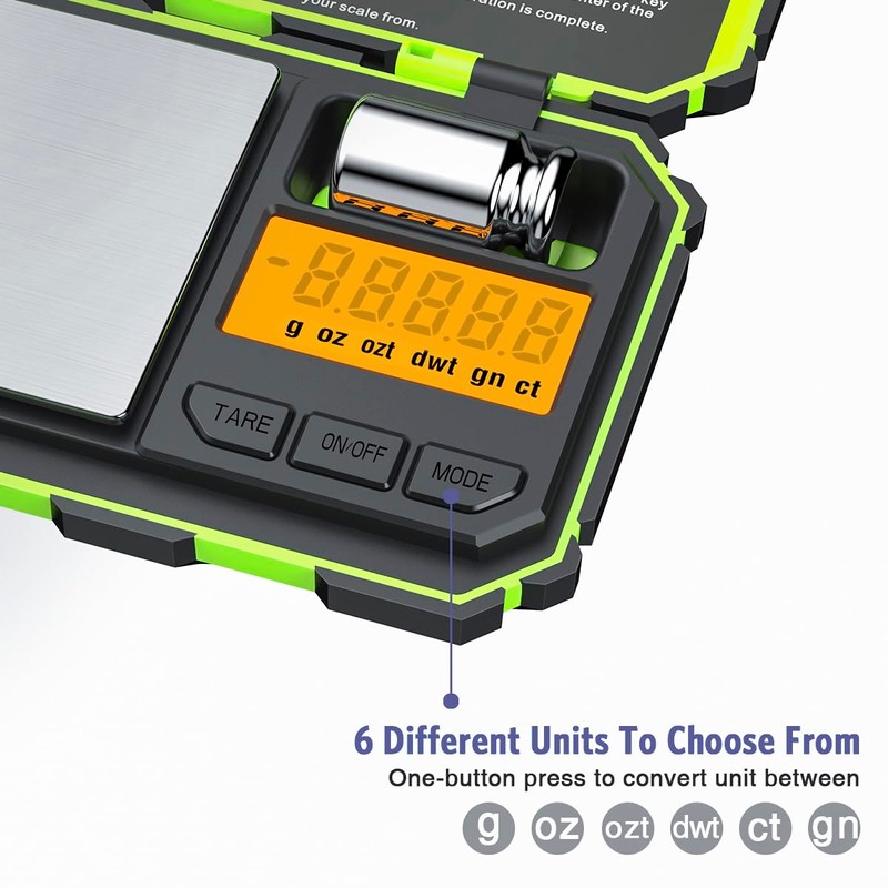 OQIMAX Digital Milligram Scale, 200g/ 0.01g Precision Mini Jewellery Scales
