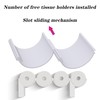 Hokkieam Poop Toilet Paper Holder Stand, 3D Printed Funny Bathroom