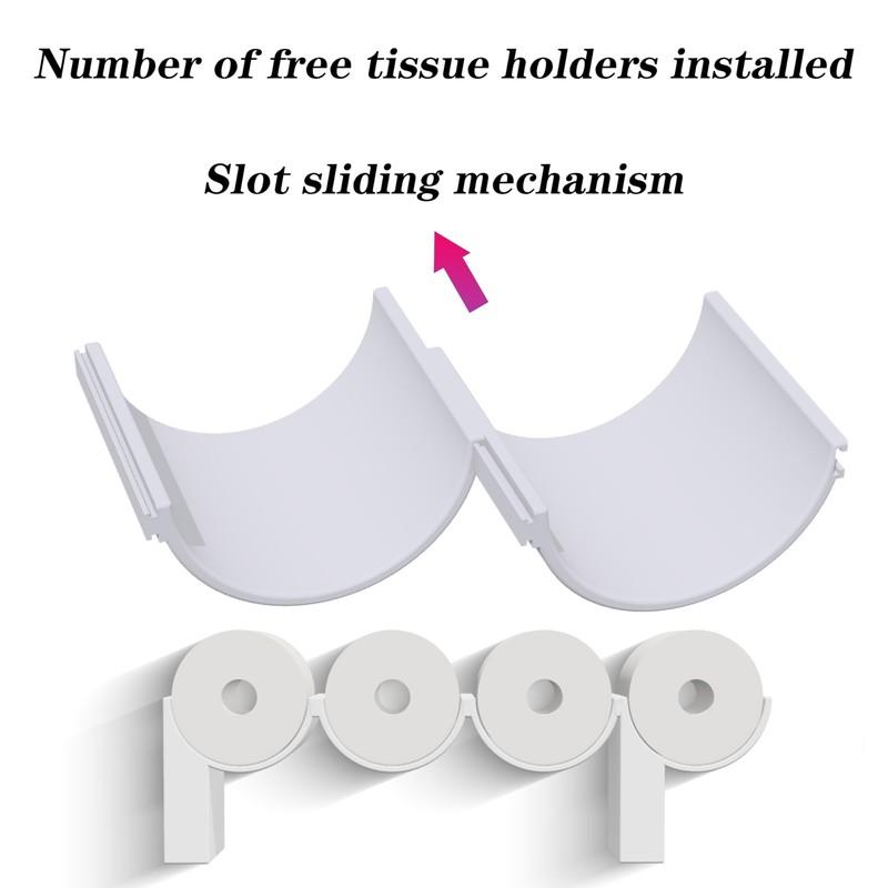 Hokkieam Poop Toilet Paper Holder Stand, 3D Printed Funny Bathroom