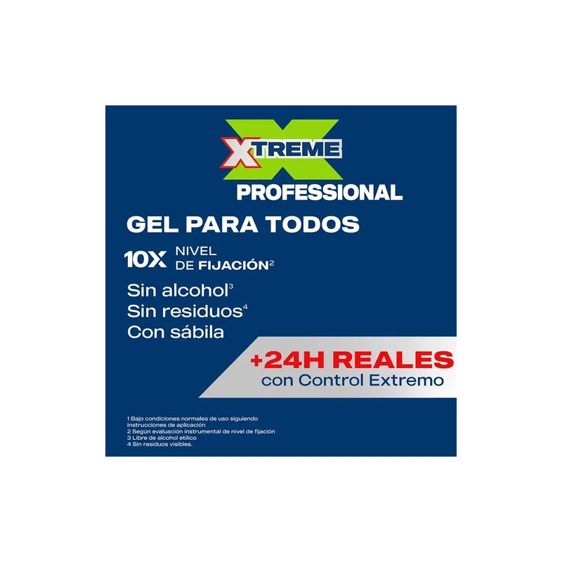 Gel Fijador para cabello Xtreme Professional 1.5Kg