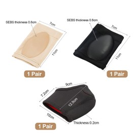 2 Pairs of Foot Protection Pads, 1 Pair of Heel Protection Boots, Heel Protection Kit, Protective Cover, Foot Protection Pads