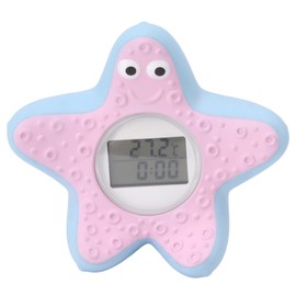 Fafeicy Termmetro de Bao Flotante con Forma de Estrella Mar para Nios  Juguete flotante para el baño de estilo caricatura, con iluminación tricolor y 
