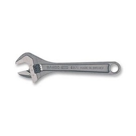 Bahco 8070 IP "Black-Finished" Adjustable Wrench in Industrial Pack, Grey, 6-Inch, 20 mm