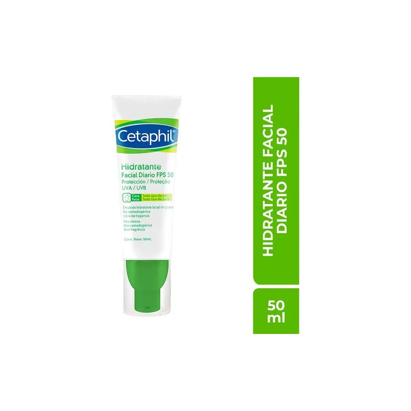 Hidratante Facial Cetaphil Diario Fps 50 Con 50ml