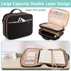 Bunnychill 2 Compartment Bible Cover for Women,Large Bible Case with